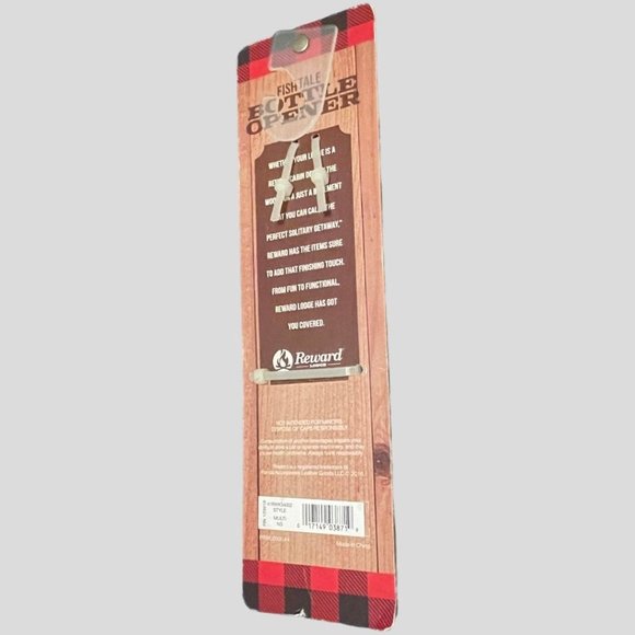 Reward Lodge Durable Cast Iron Fish Tale Bottle Opener - Picture 4 of 6